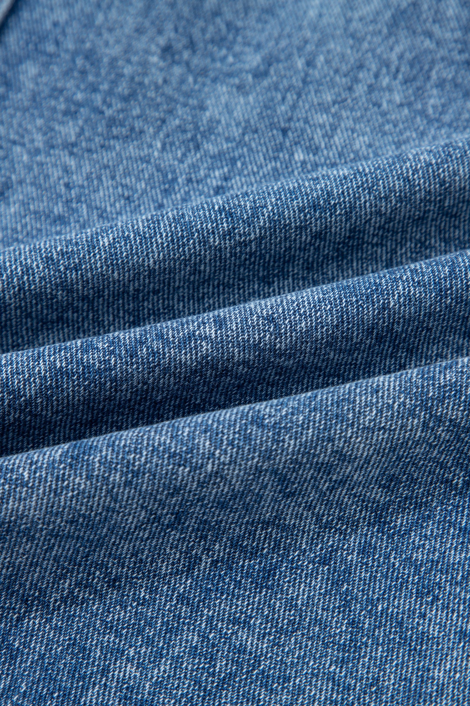 Myosotis Western Belt Button Down Sleeveless Denim Short Dress