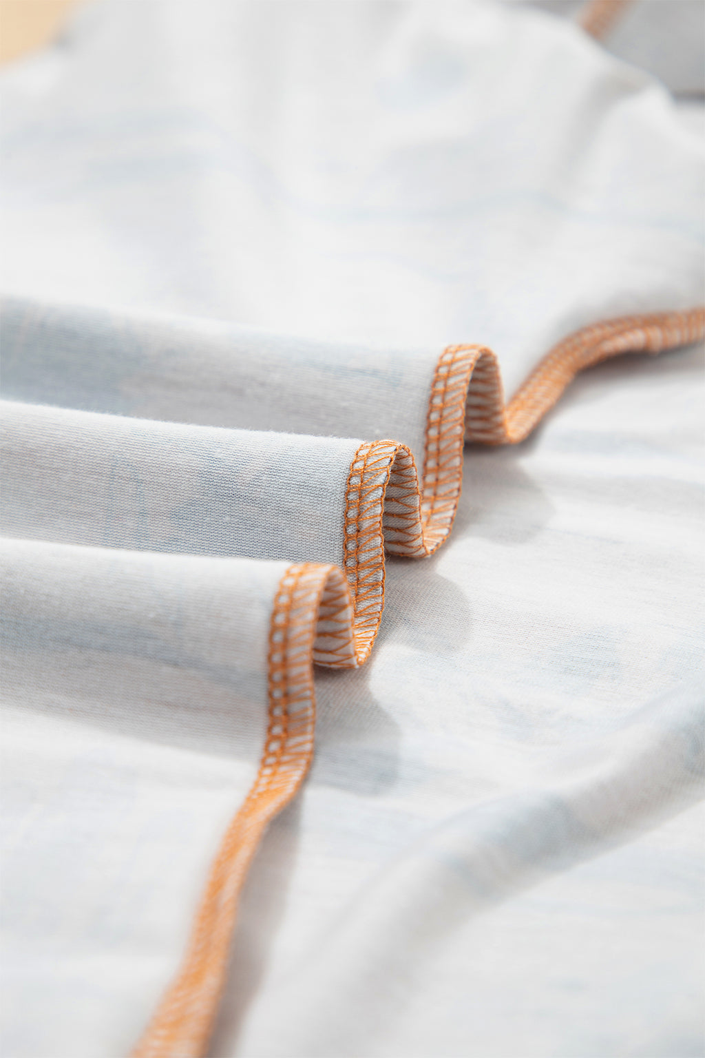 Chestnut Desert Sand Print Short Sleeve Knit Top