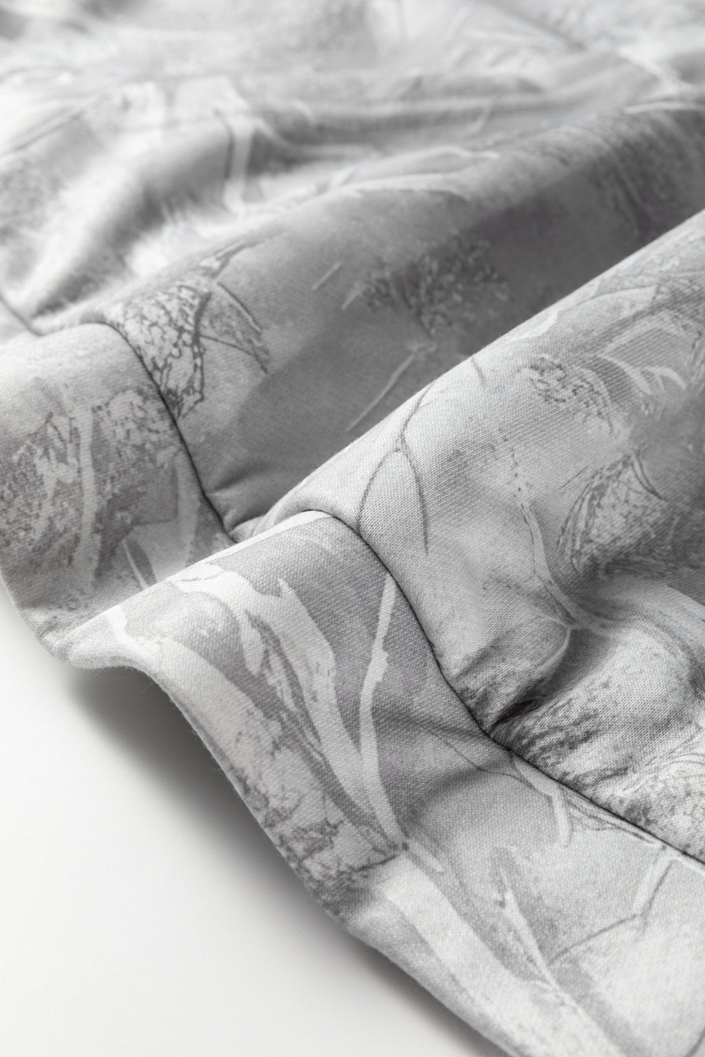 Gray Plus Size Camouflage Woodland Print Oversized Sporty Hoodie